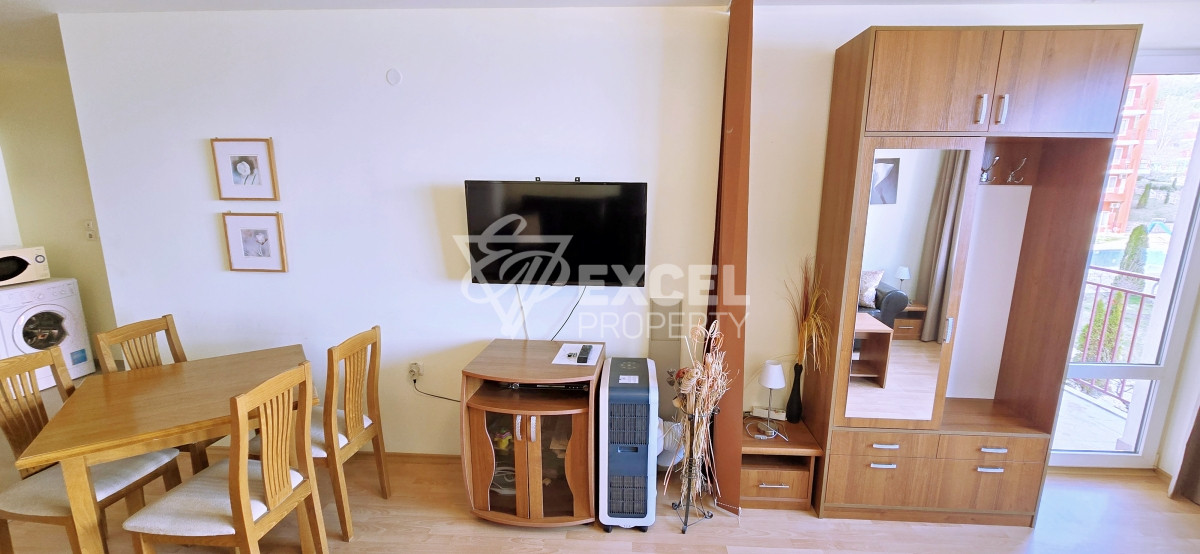 Apartment with sea view in Grand Resort Fort Noks complex, Sveti Vlas. First line