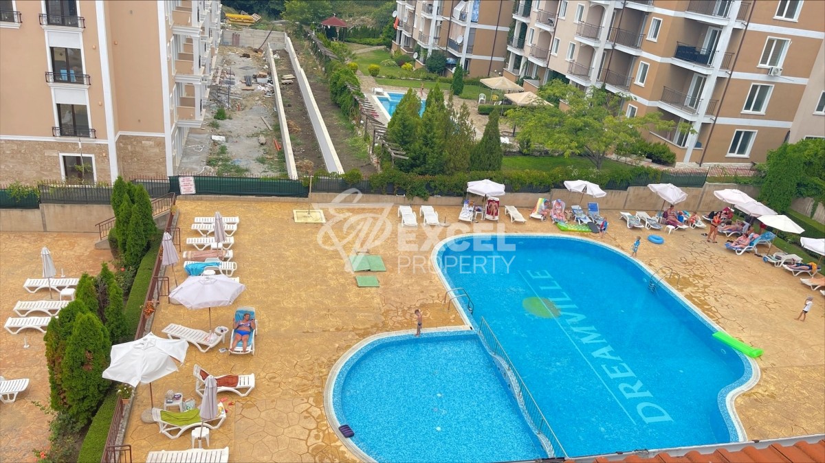 Aqua Dreams complex, Sveti Vlas - one bedroom apartment with sea view.