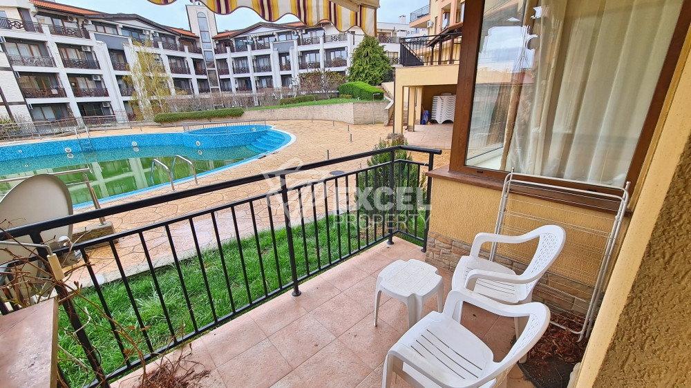 One-bedroom apartment with pool view in Sveti Vlas