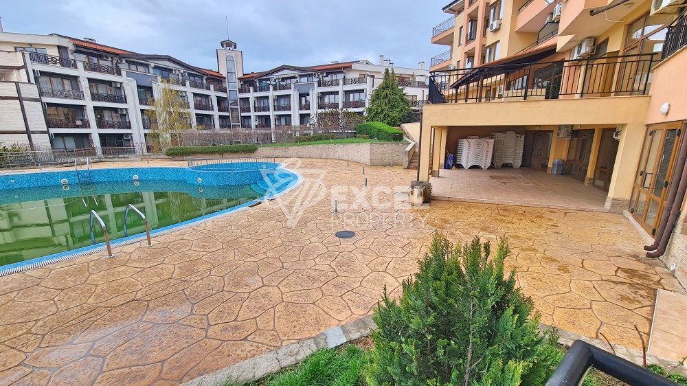 One-bedroom apartment with pool view in Sveti Vlas