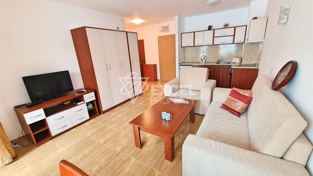 One-bedroom apartment with pool view in Sveti Vlas