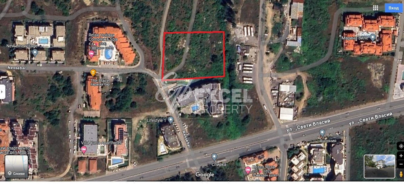 Plot of land for sale in Saint Vlas.