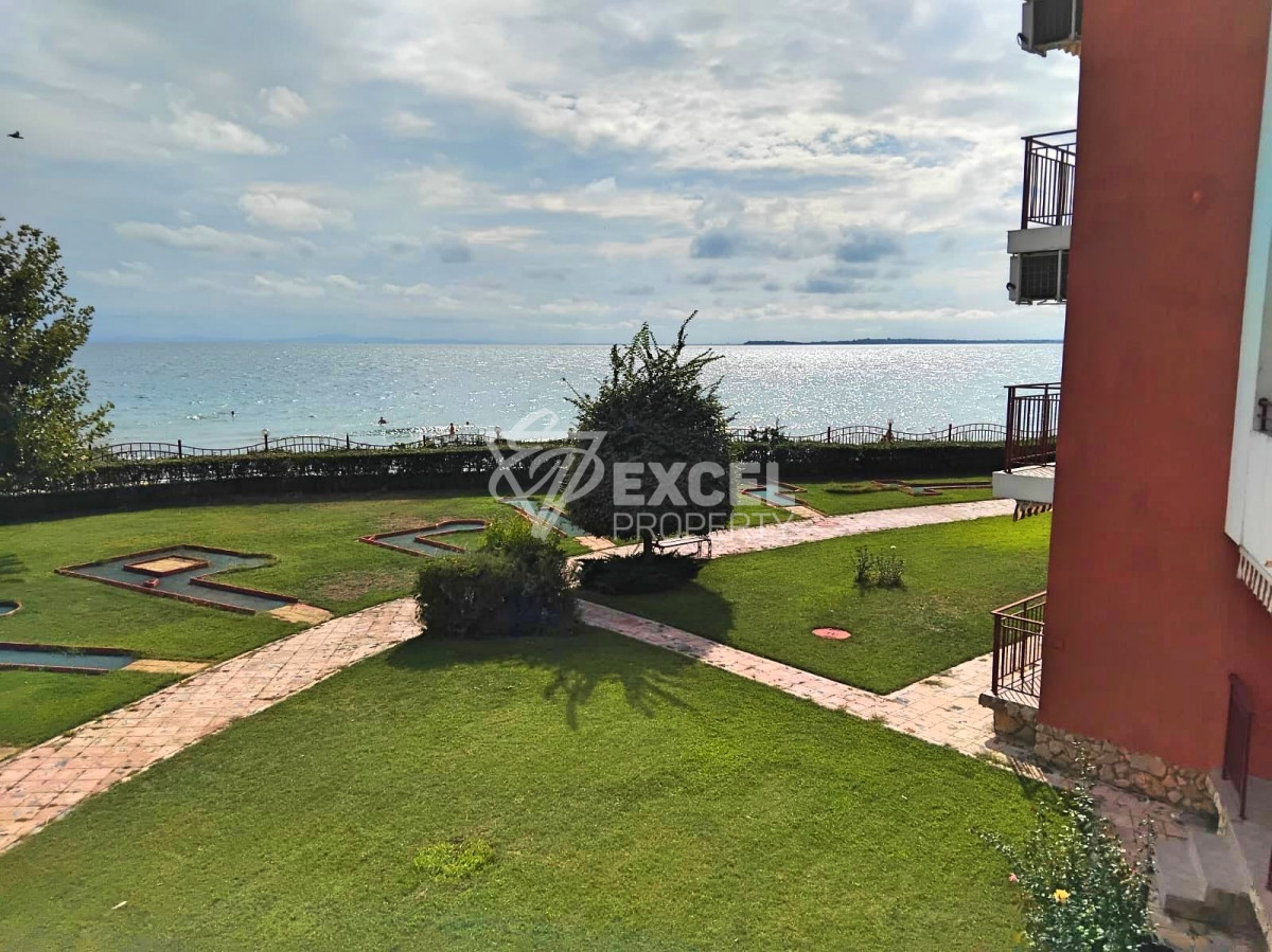 Furnished one bedroom apartment with sea view - Privilege Fort Noks complex, Elenite. First line