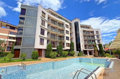 Two-bedroom, furnished apartment in VIP Image complex in Sunny Beach