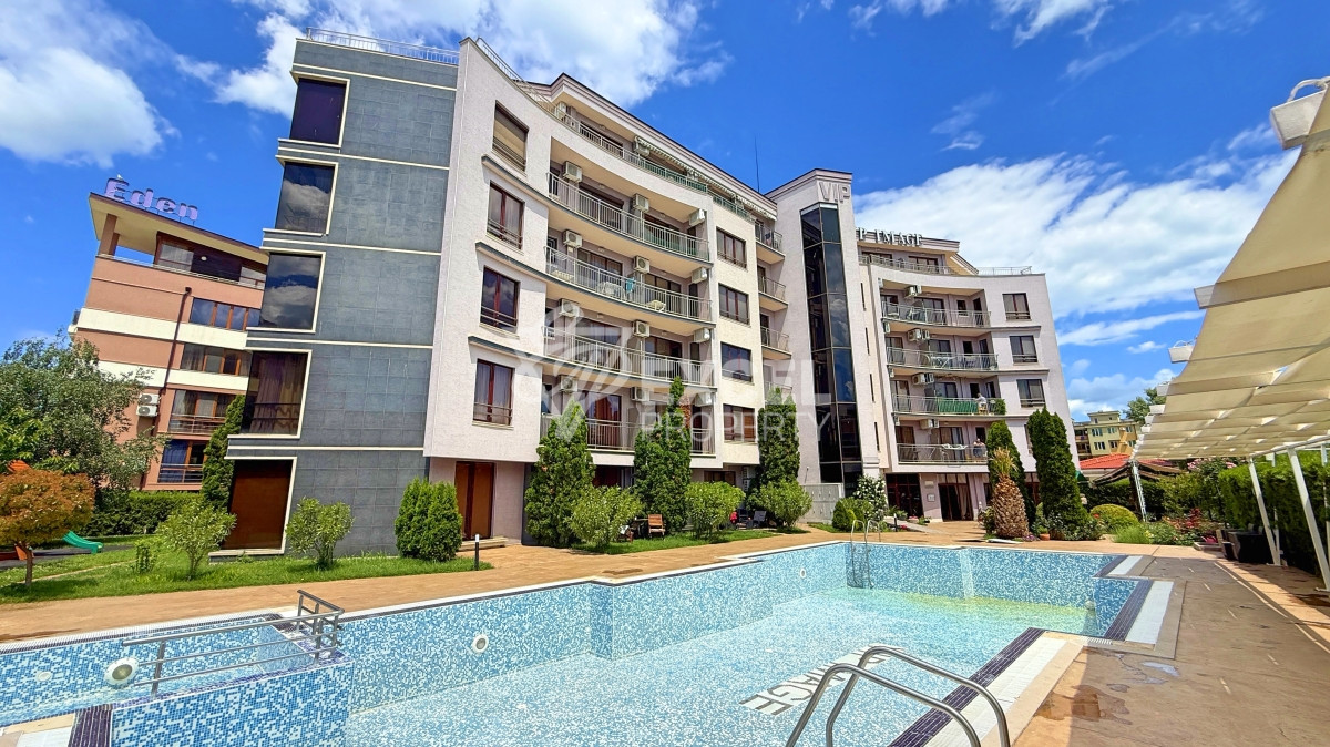 Two-bedroom, furnished apartment in VIP Image complex in Sunny Beach