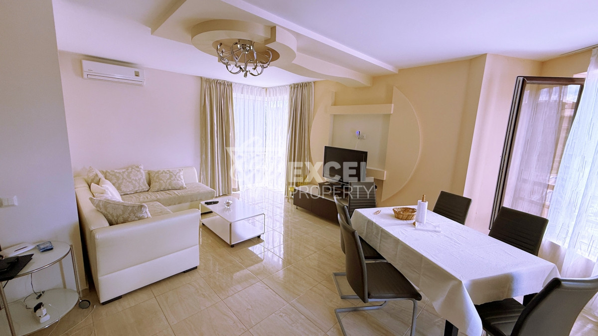 Two-bedroom, furnished apartment in VIP Image complex in Sunny Beach