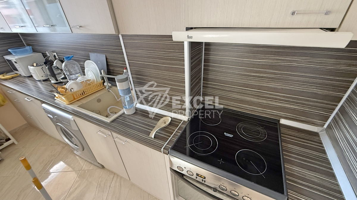 Two-bedroom, furnished apartment in VIP Image complex in Sunny Beach