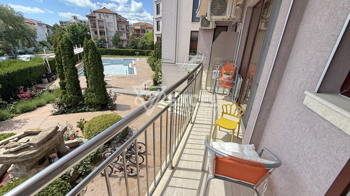 Two-bedroom, furnished apartment in VIP Image complex in Sunny Beach