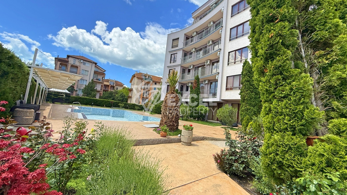 Two-bedroom, furnished apartment in VIP Image complex in Sunny Beach