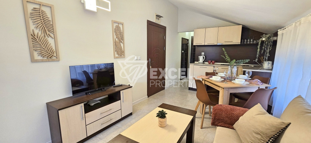 Beautifully furnished one-bedroom apartment in the center of Sunny Beach