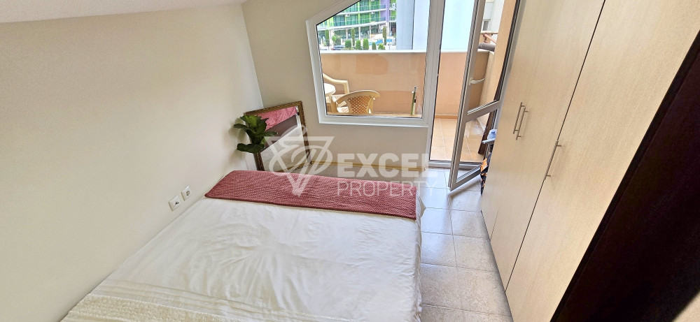 Beautifully furnished one-bedroom apartment in the center of Sunny Beach