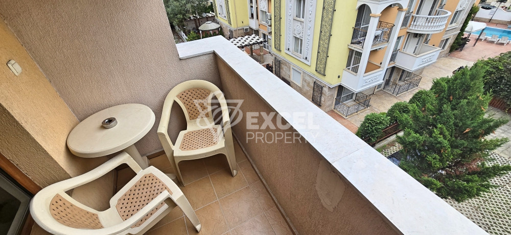 Beautifully furnished one-bedroom apartment in the center of Sunny Beach