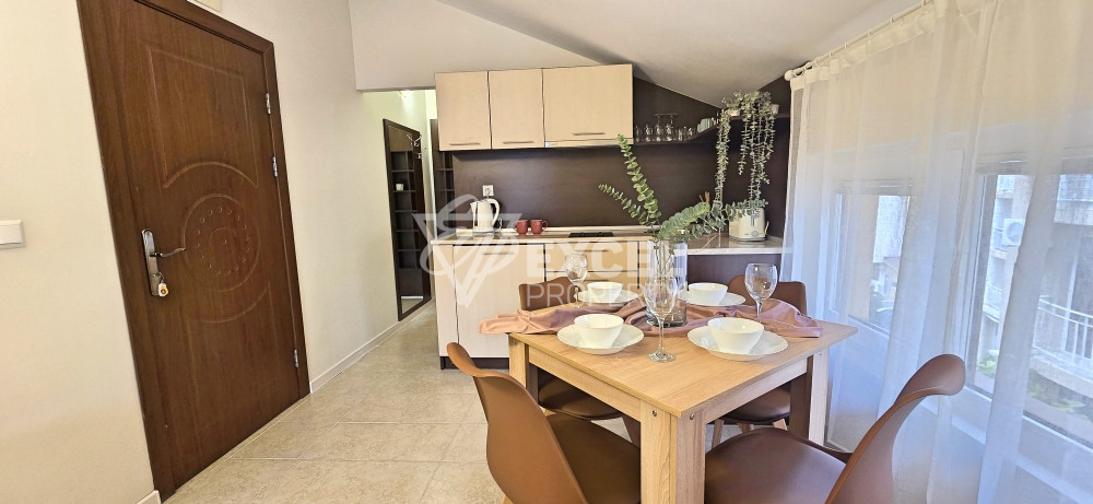 Beautifully furnished one-bedroom apartment in the center of Sunny Beach