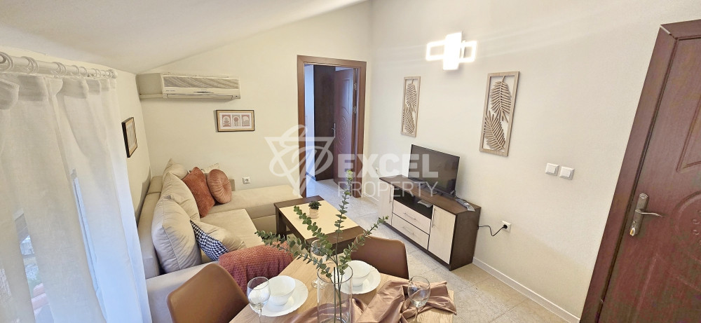 Beautifully furnished one-bedroom apartment in the center of Sunny Beach