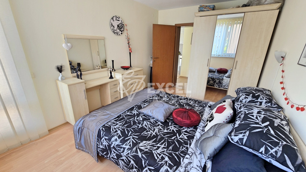 Stylish one-bedroom apartment with pool view in Nessebar Fort Club, Sunny Beach