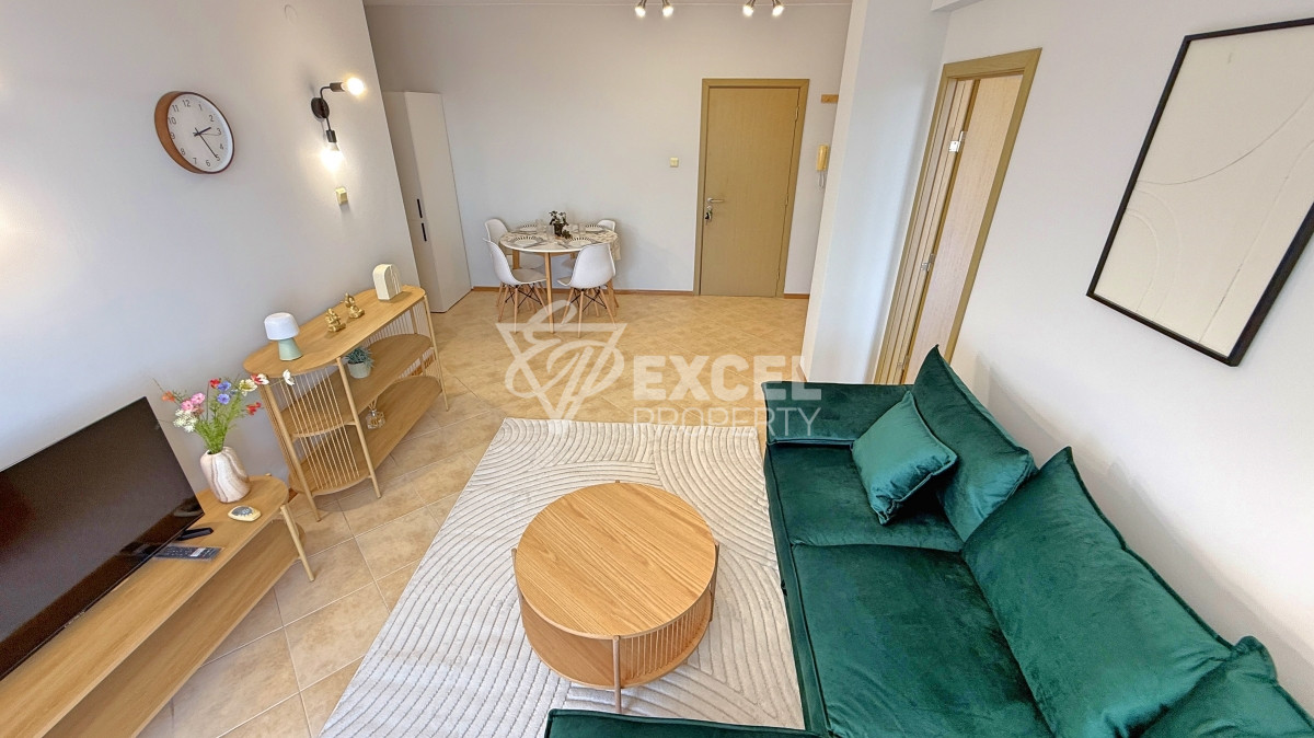 Furnished two-bedroom apartment after renovation in Sunny Beach Hills complex