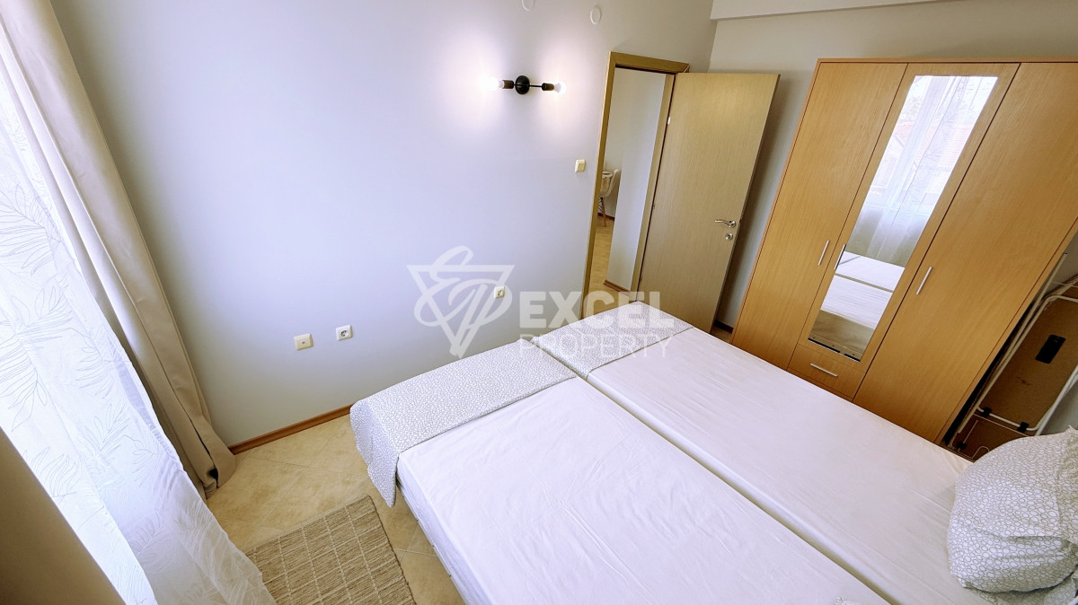 Furnished two-bedroom apartment after renovation in Sunny Beach Hills complex