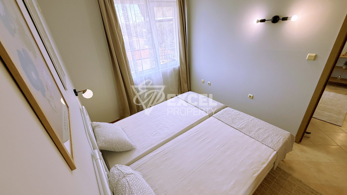Furnished two-bedroom apartment after renovation in Sunny Beach Hills complex