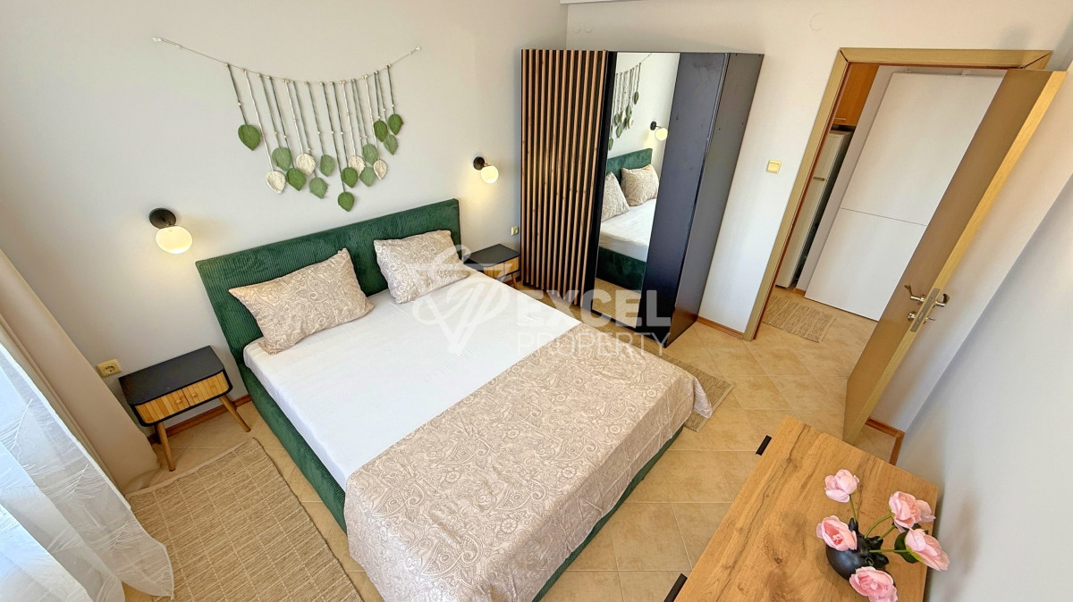 Furnished two-bedroom apartment after renovation in Sunny Beach Hills complex