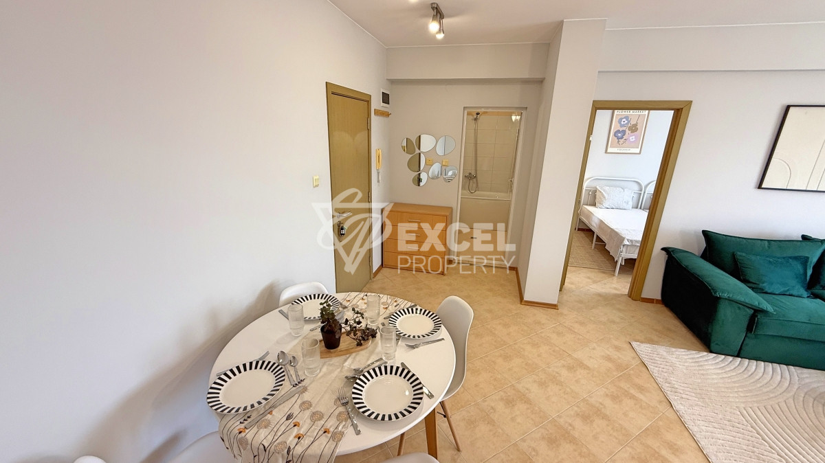 Furnished two-bedroom apartment after renovation in Sunny Beach Hills complex