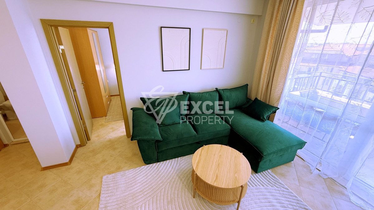 Furnished two-bedroom apartment after renovation in Sunny Beach Hills complex