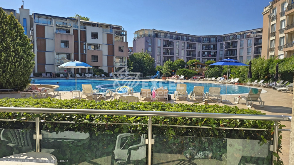 Furnished one-bedroom apartment in Sun City 1 complex, Sunny Beach – Cacao beach area