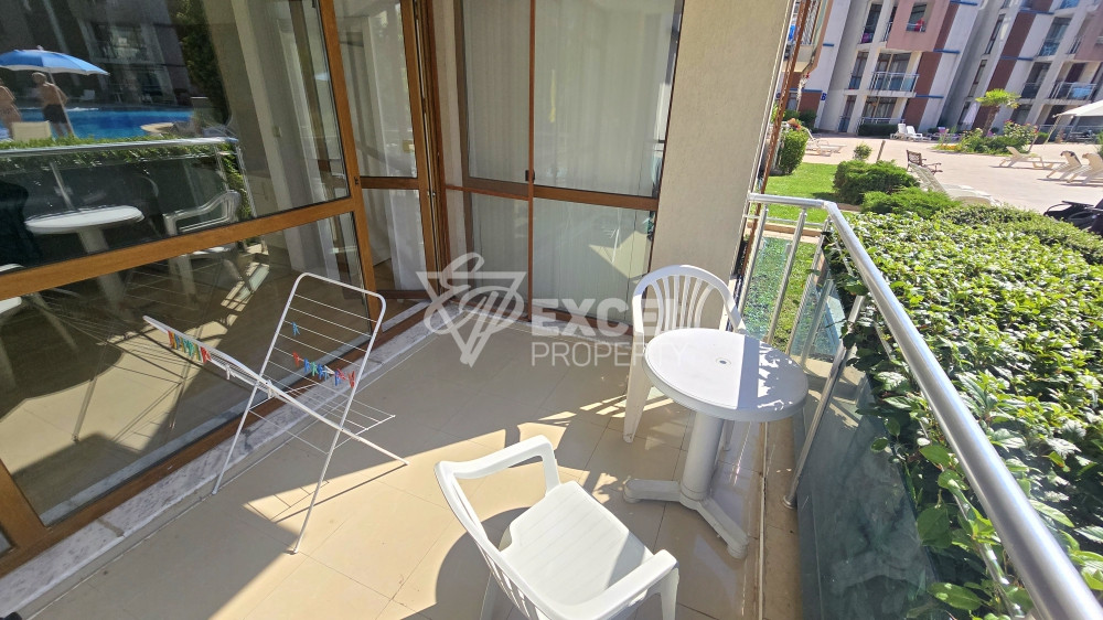 Furnished one-bedroom apartment in Sun City 1 complex, Sunny Beach – Cacao beach area