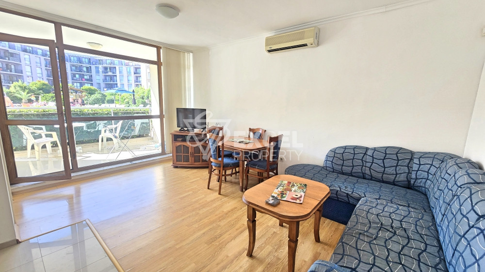 Furnished one-bedroom apartment in Sun City 1 complex, Sunny Beach – Cacao beach area