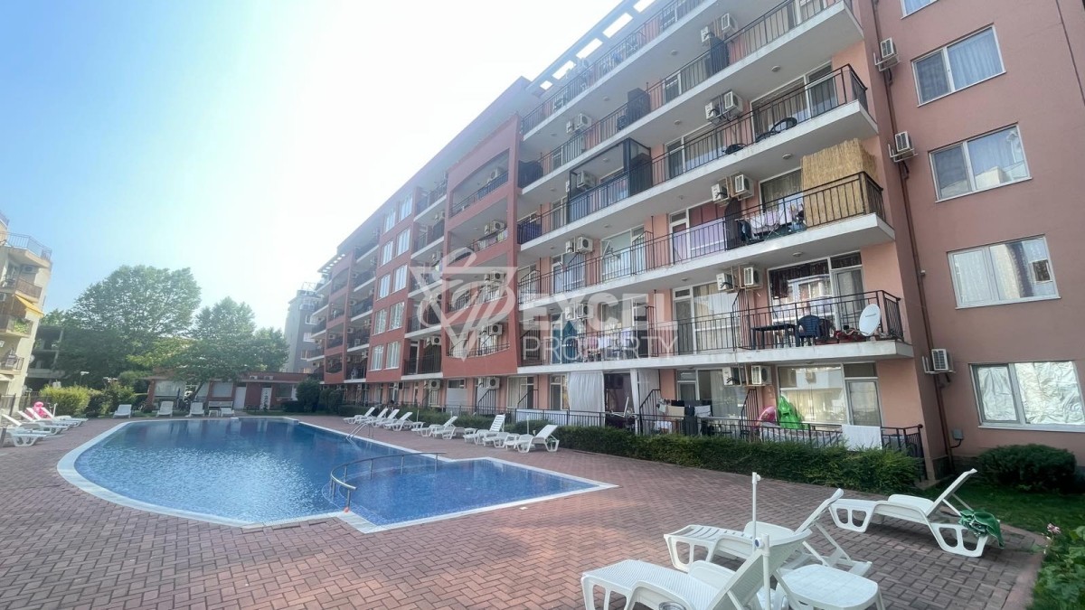 Furnished one bedroom apartment in the center of Sunny Beach