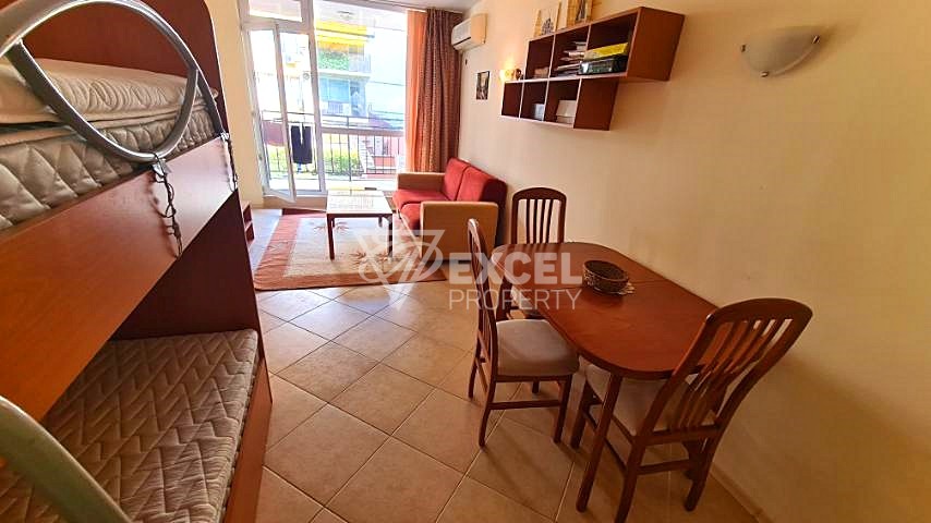 Furnished one bedroom apartment in the center of Sunny Beach