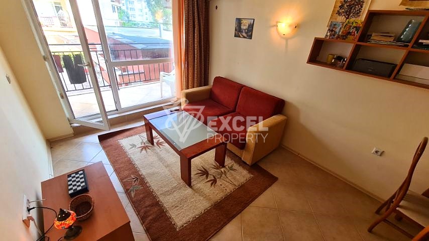 Furnished one bedroom apartment in the center of Sunny Beach