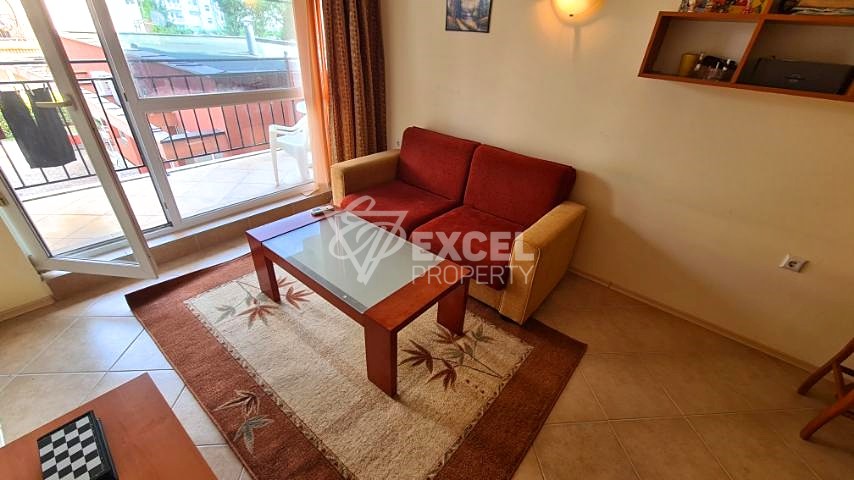 Furnished one bedroom apartment in the center of Sunny Beach