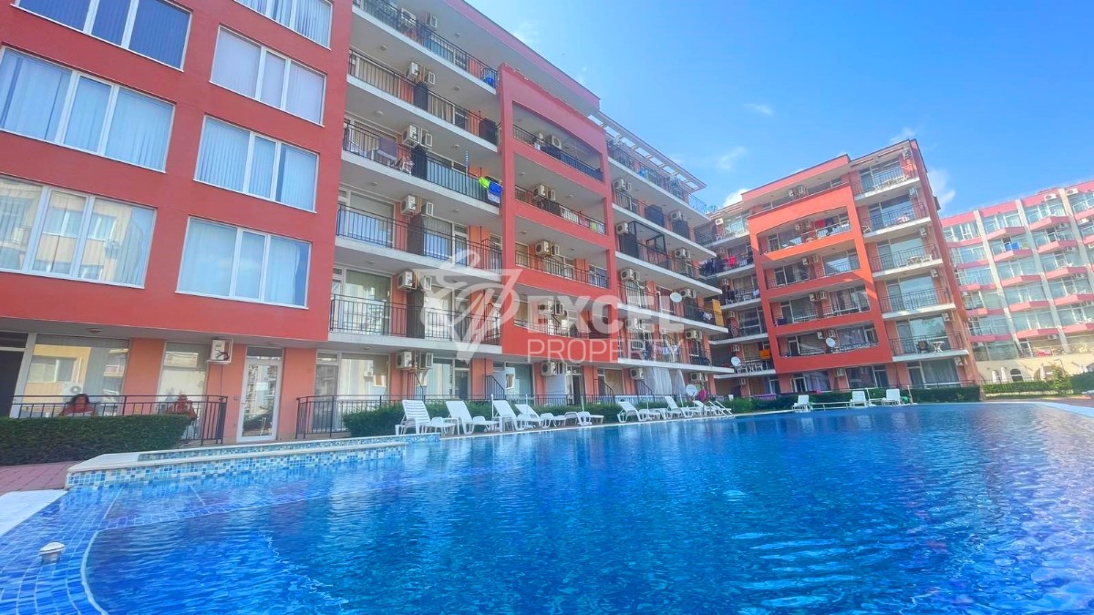 Furnished one bedroom apartment in the center of Sunny Beach