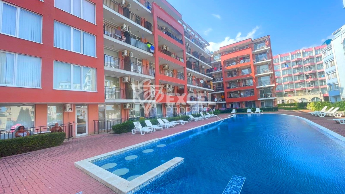 Furnished one bedroom apartment in the center of Sunny Beach