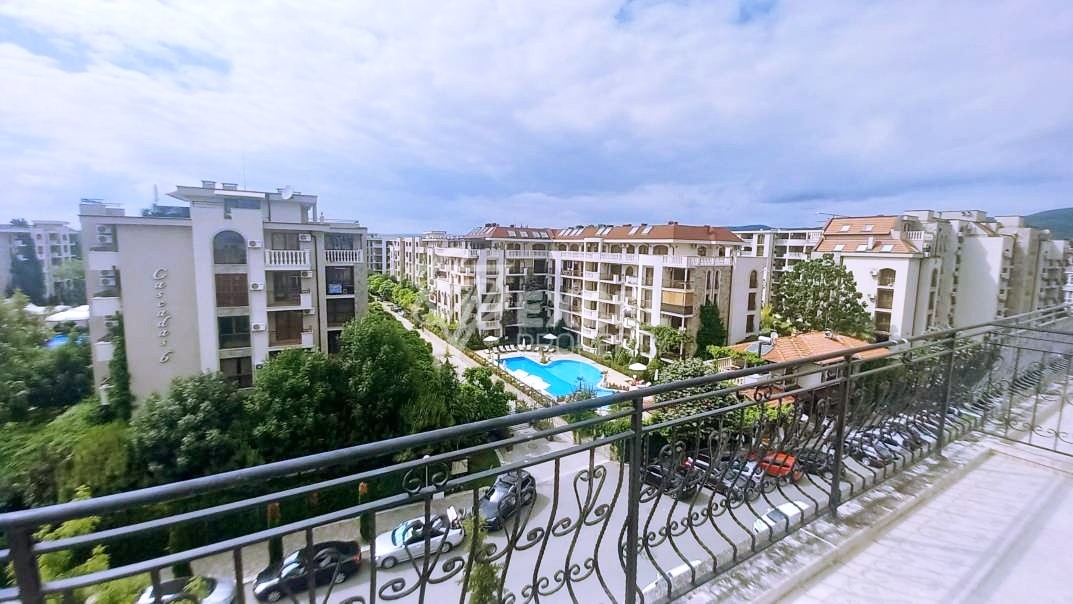 Two-bedroom, panoramic furnished property - Down Park complex, Sunny Beach