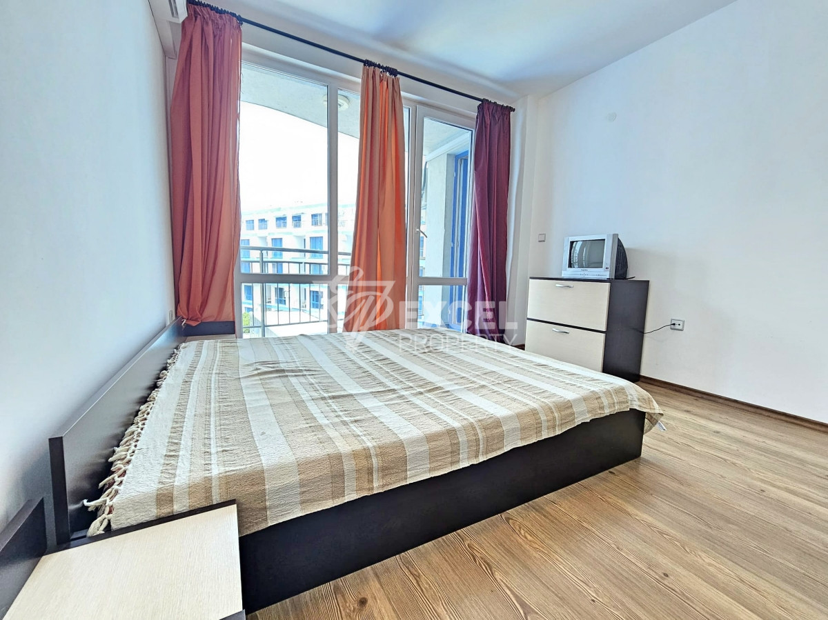 Furnished apartment on the first line in Pomorie