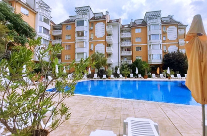 Furnished one-bedroom apartment, in the area of ​​Cacao Beach, Sunny Beach resort