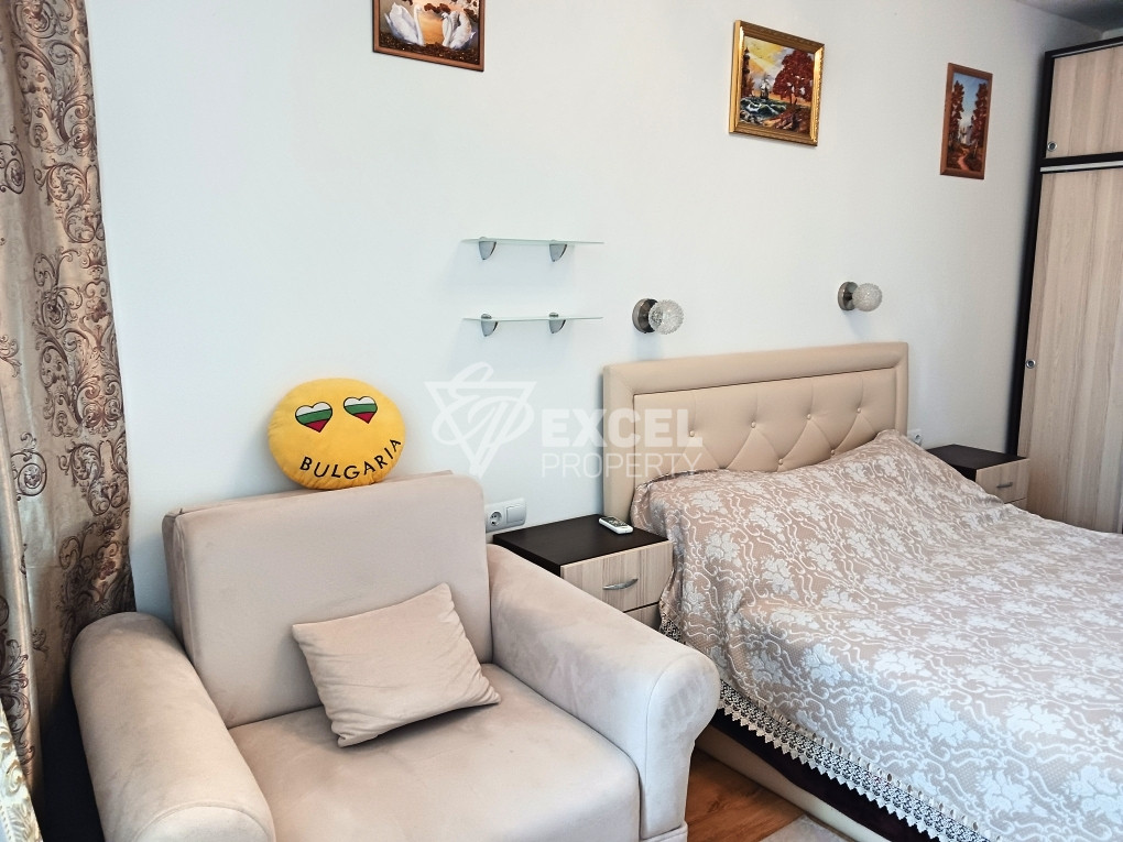 Furnished one-bedroom apartment, in the area of ​​Cacao Beach, Sunny Beach resort