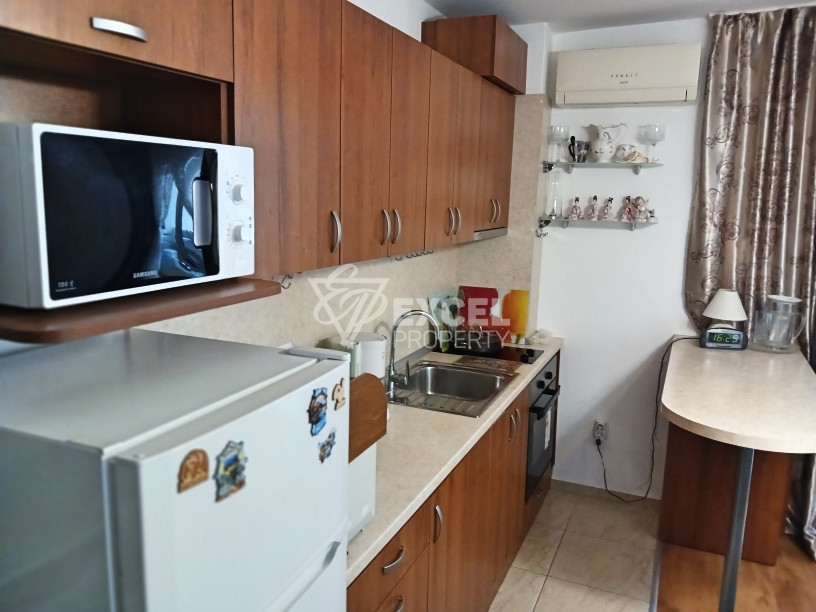 Furnished one-bedroom apartment, in the area of ​​Cacao Beach, Sunny Beach resort