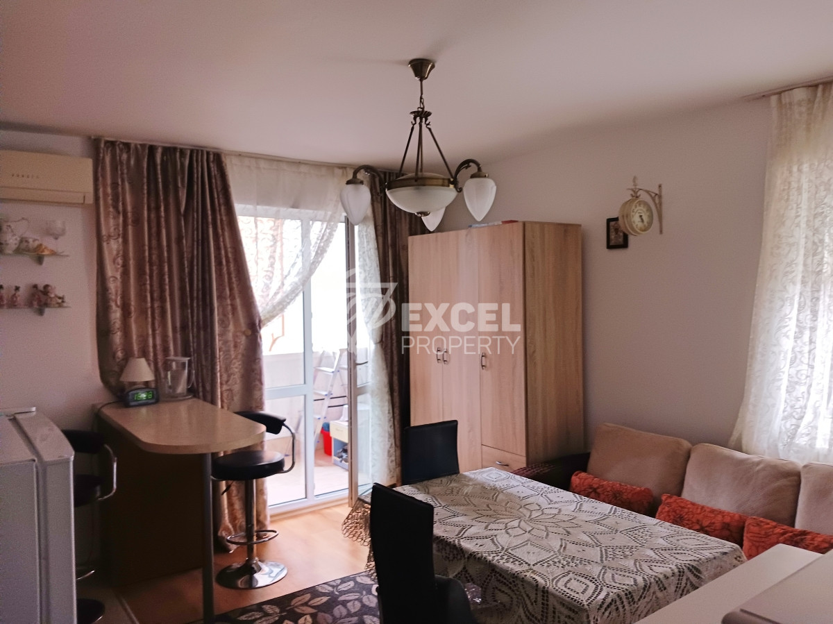 Furnished one-bedroom apartment, in the area of ​​Cacao Beach, Sunny Beach resort