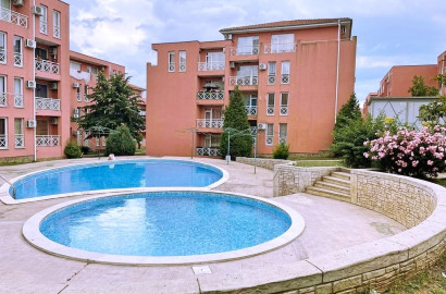Stylish studio with balcony- Sunny Day 6, 3 km from Sunny Beach resort