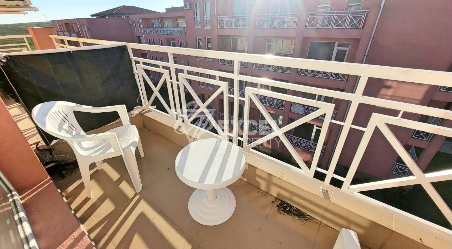 Two-bedroom furnished property with two terraces