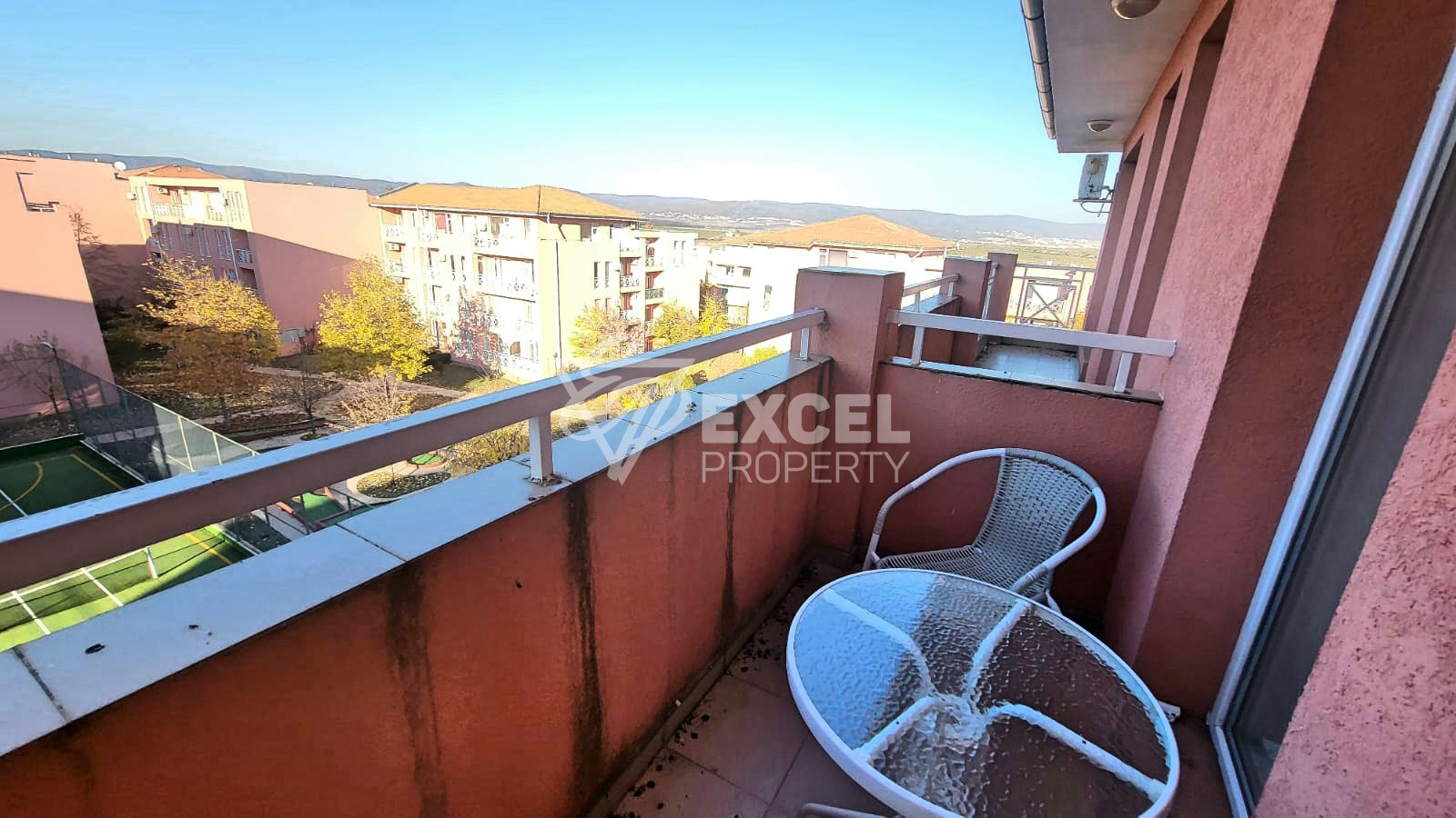 Two-bedroom furnished property with two terraces