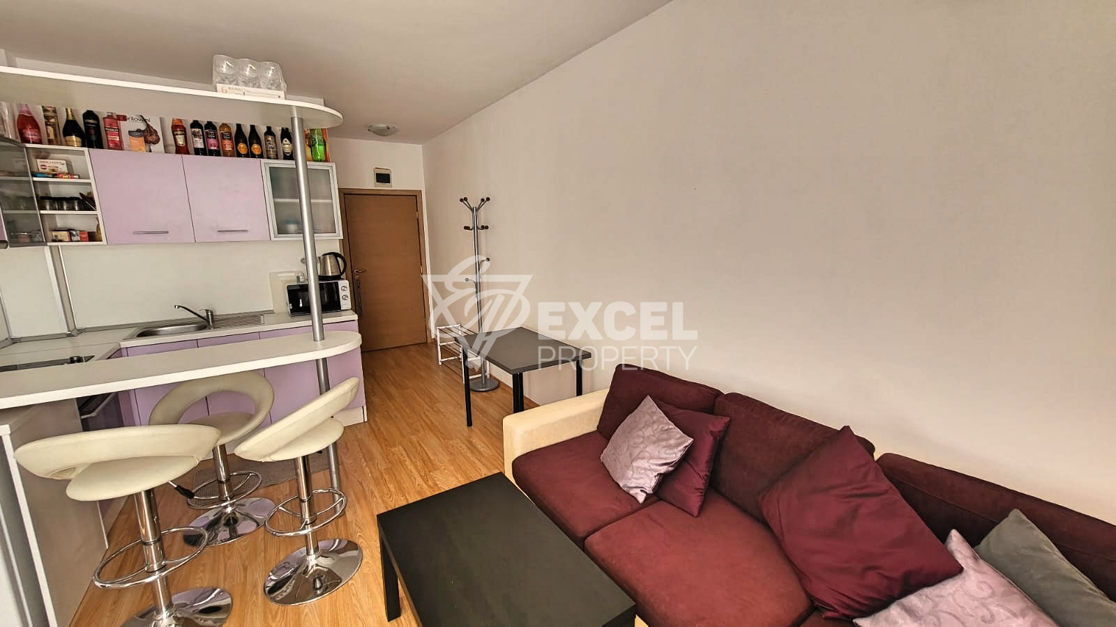 Two-bedroom furnished property with two terraces