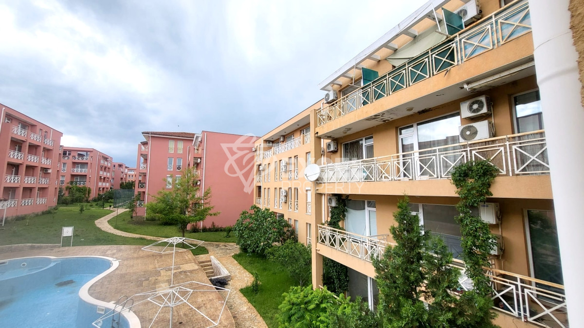 Stylish studio with balcony- Sunny Day 6, 3 km from Sunny Beach